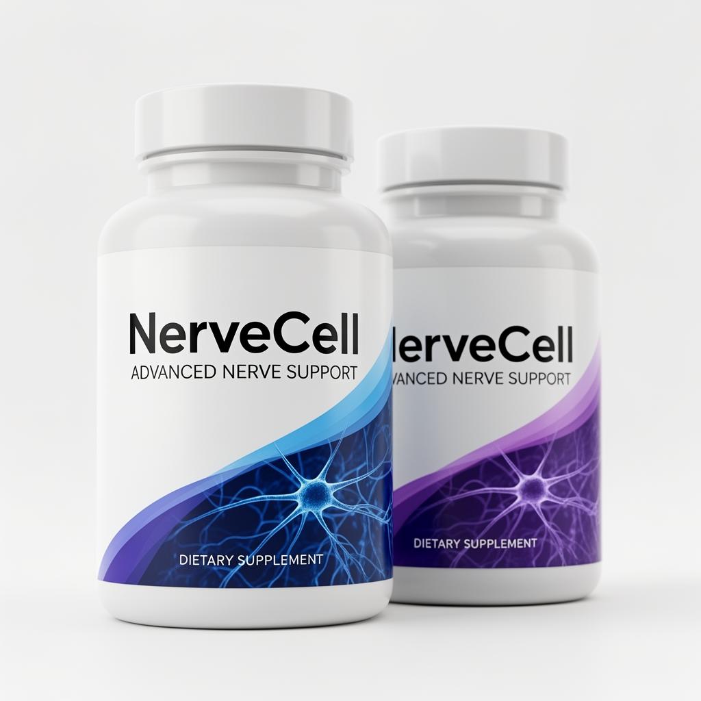 NerveCell Advanced Nerve Support Supplement Bottles